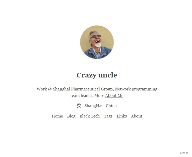 Crazy uncle - 自适应极简博客wordpress主题