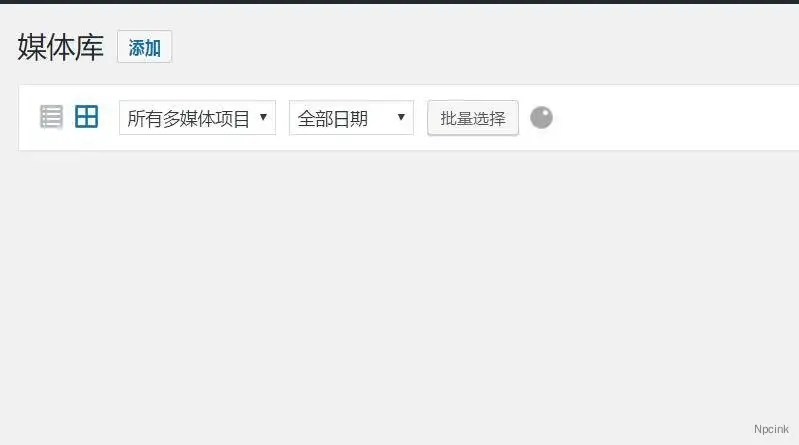 媒体库无法显示图片/无法选取特色图片