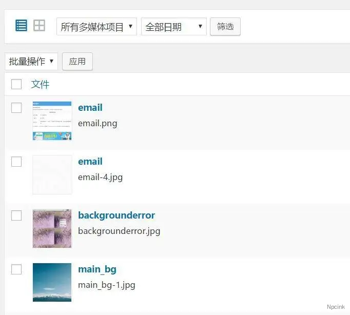 媒体库无法显示图片/无法选取特色图片