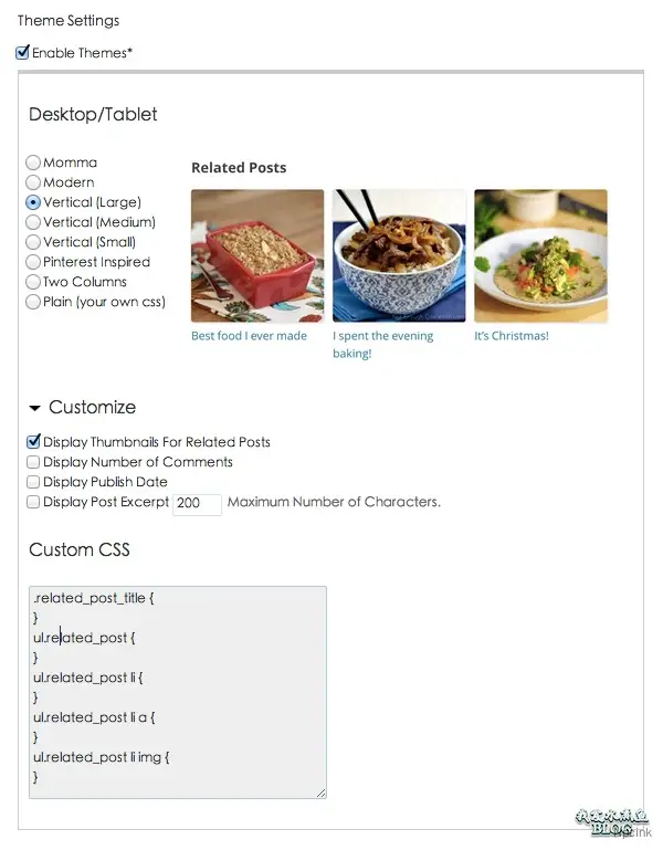 WordPress 相关日志插件:WordPress Related Posts