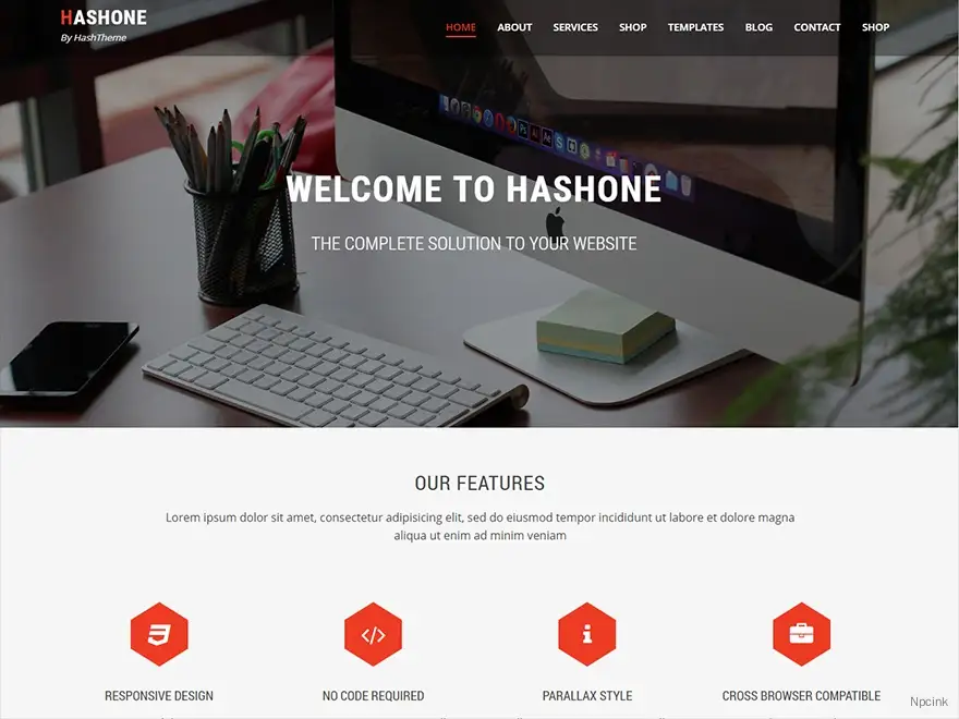 HashOne - 強大的多功能WordPress主題