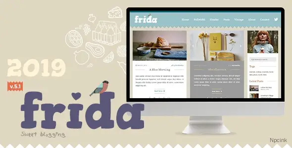 Frida - 经典的甜蜜博客主题