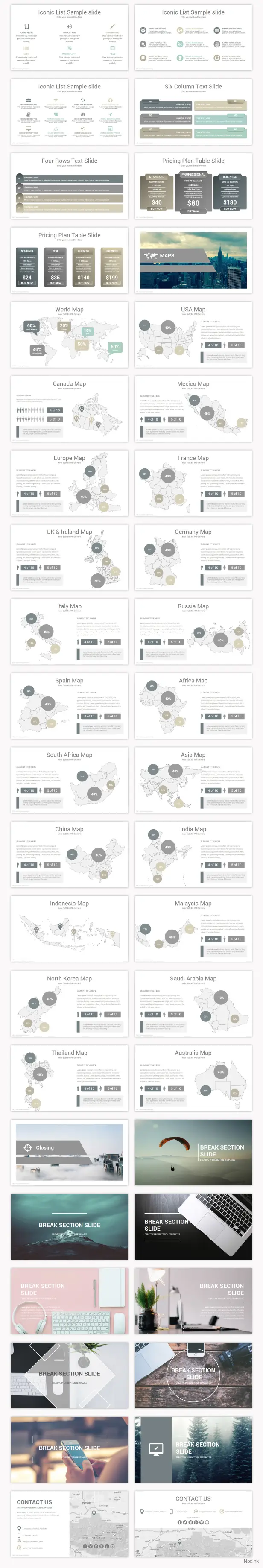 Cilo – 令人敬畏的PowerPoint演示文稿模板