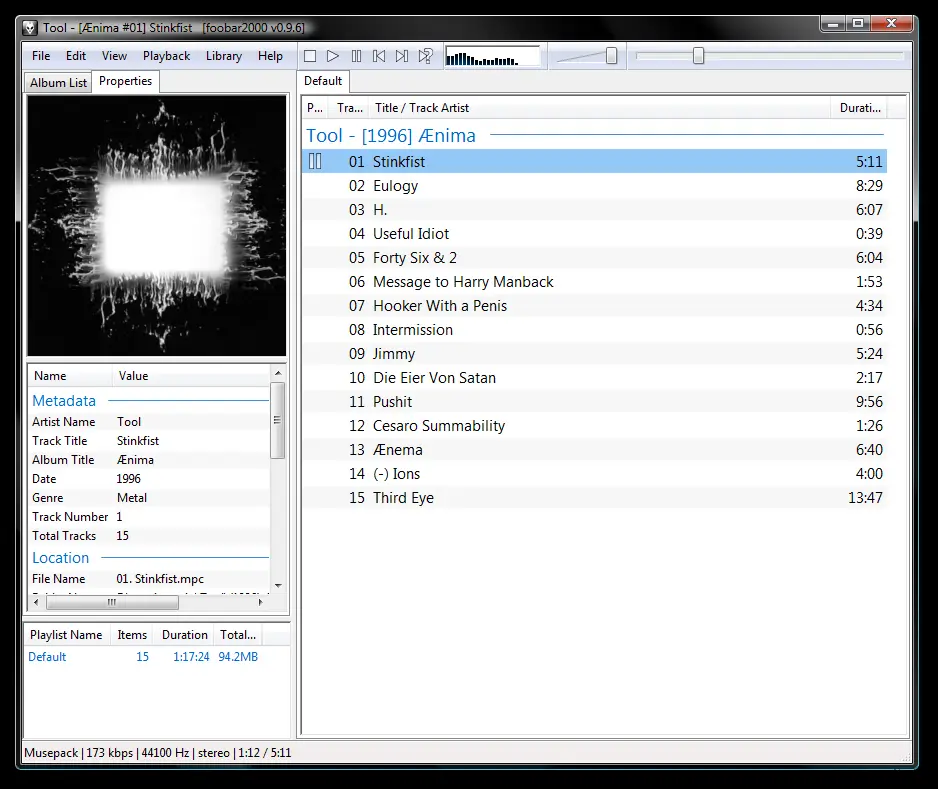 foobar2000 - 音樂播放器