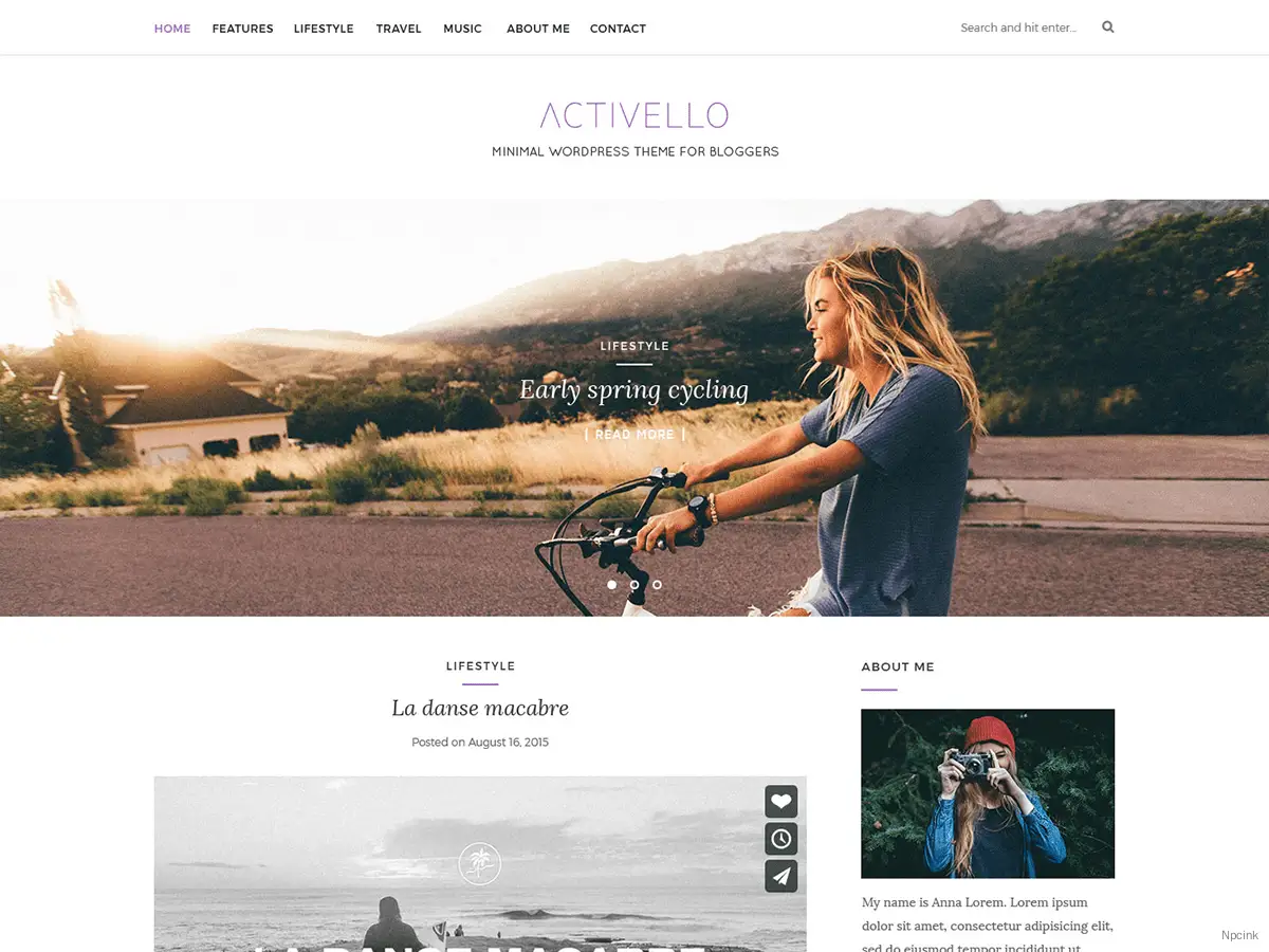 Activello – 简单的多用途博客主题