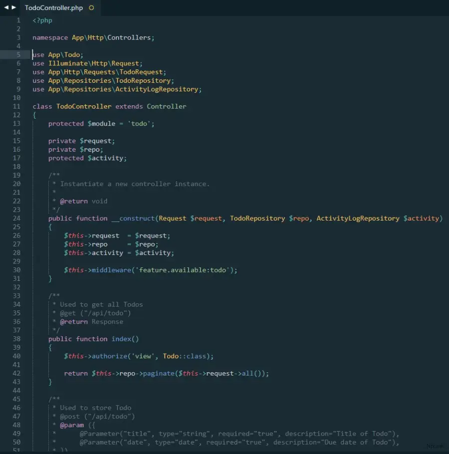 Laravel 6.0 Vue.js SPA引导管理入门套件