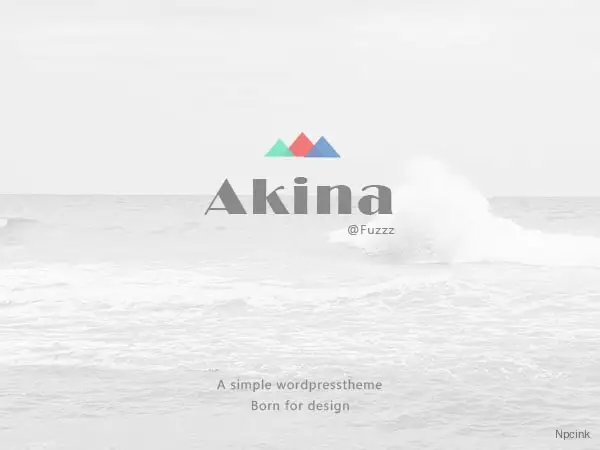 Akina - 简洁的单栏Wordpress博客主题