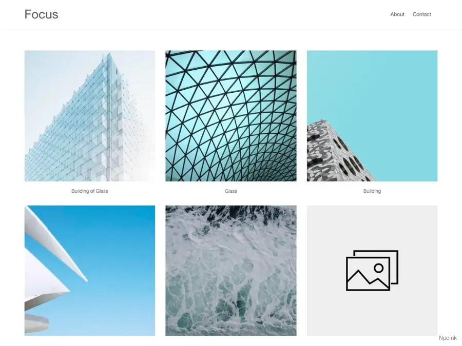 Focus - 展示图片的简约WordPress主题