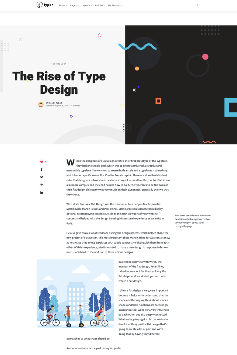 Typer - 驚人的博客和多作者發(fā)布主題