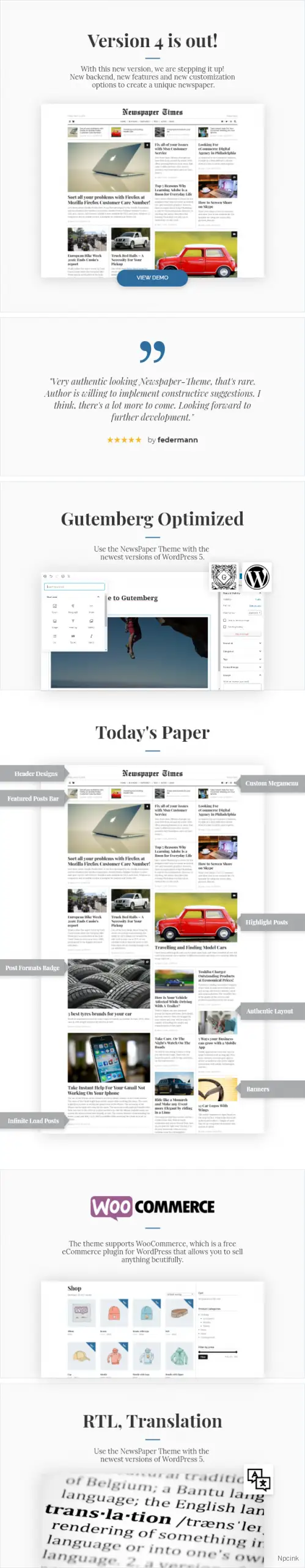 NewsPaper - 新闻杂志WordPress主题