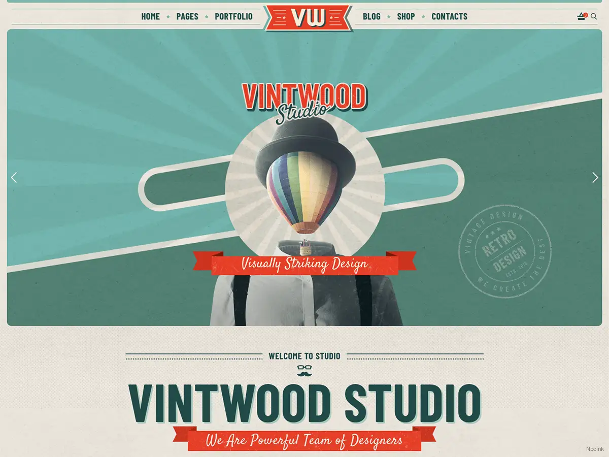VintWood - 复古的WordPress主题