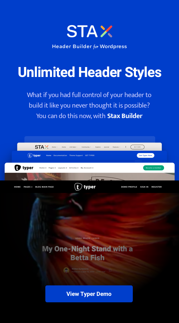 Typer - 驚人的博客和多作者發(fā)布主題