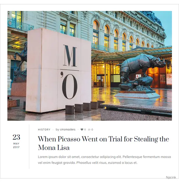 Galleria Metropolia - 美術館和展覽館wordpress主題