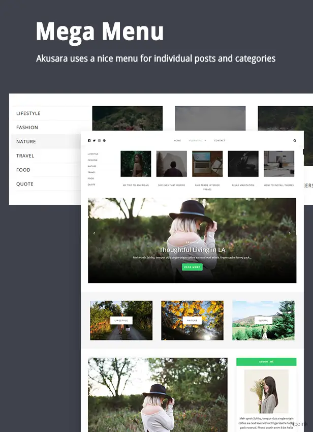 Akusara - 多用途Wordpress博客主題