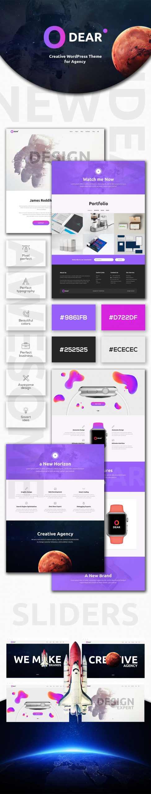 Odear - 多概念創意WordPress主題