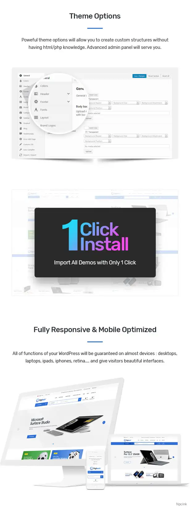 Digitech - WooCommerce WordPress的技術主題