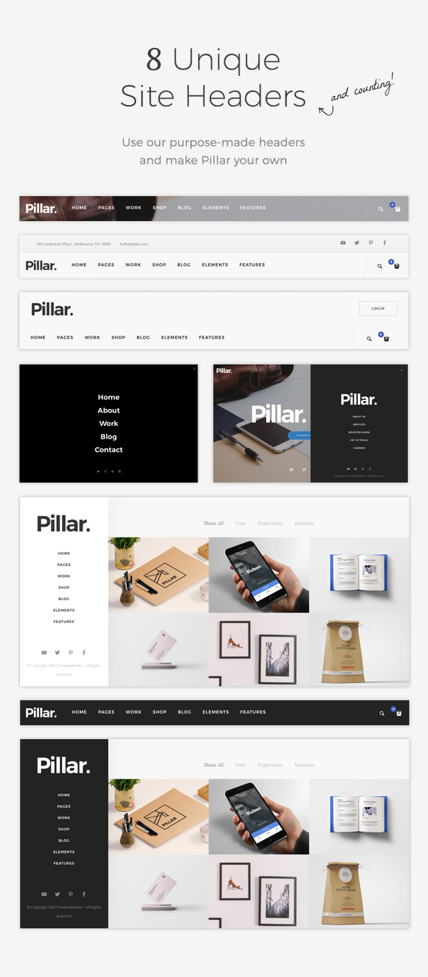 Pillar - 多用途多概念響應式WordPress主題