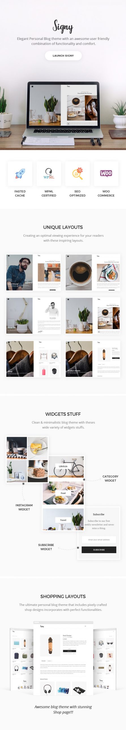 Signy - 個人博客WordPress主題