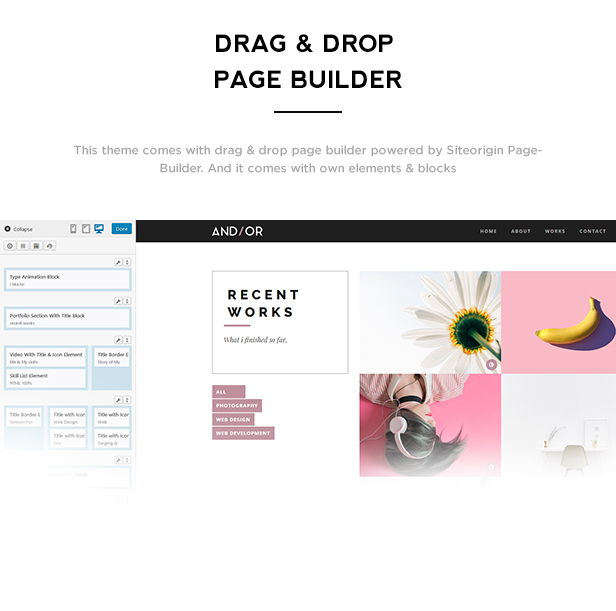 Andier - 响应式多页投资组合WordPress主题