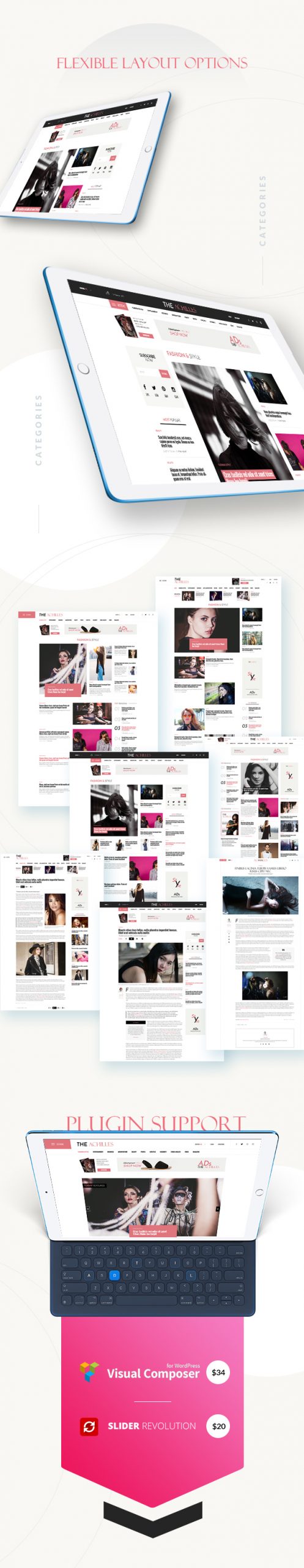 Achilles - 多用途雜志和博客WordPress主題