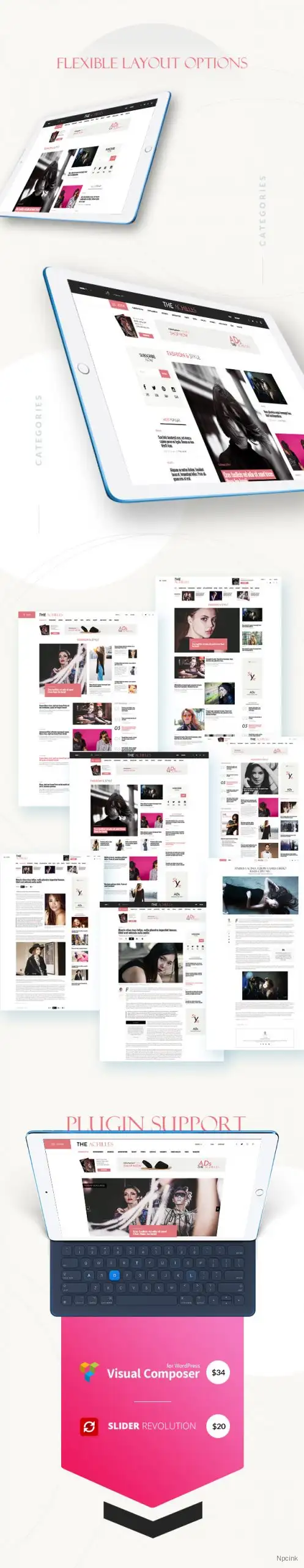 Achilles - 多用途雜志和博客WordPress主題