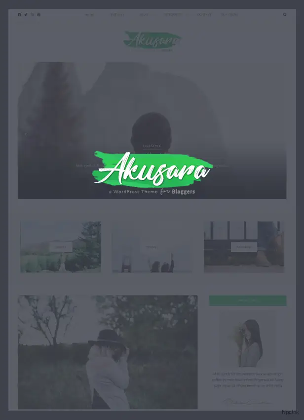 Akusara - 多用途Wordpress博客主題