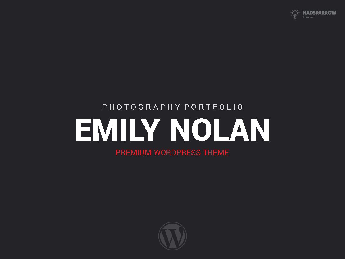 Emily Nolan – 創意攝影作品集wordpress主題