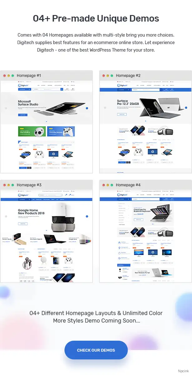 Digitech - WooCommerce WordPress的技術主題
