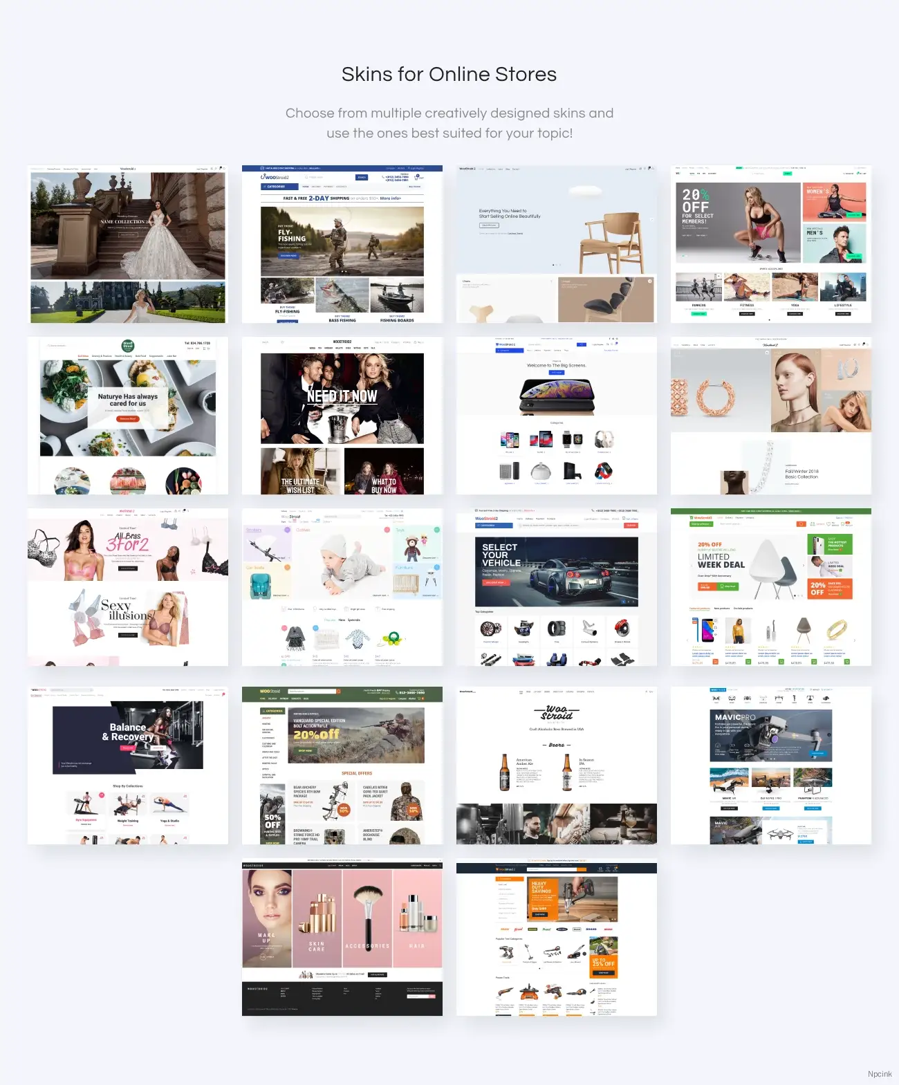 Woostroid - 多功用響應(yīng)式WooCommerce模板