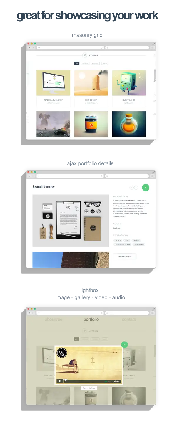 cvCard WP - 自適應WordPress簡歷主題