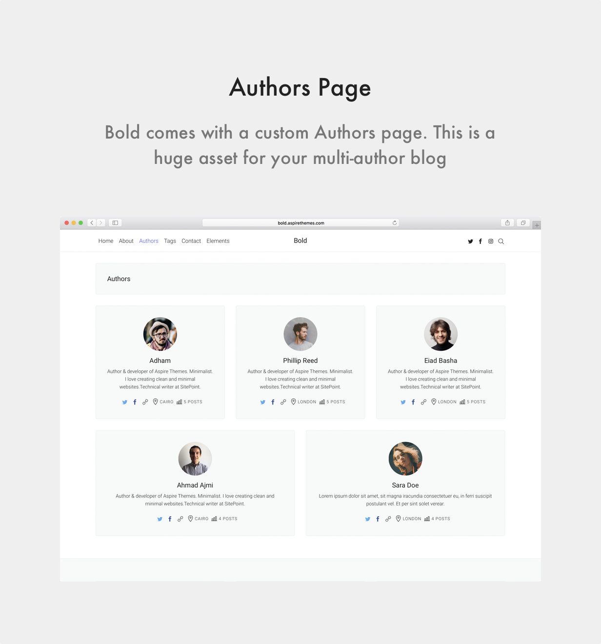 Bold - 干凈的博客和雜志Ghost主題