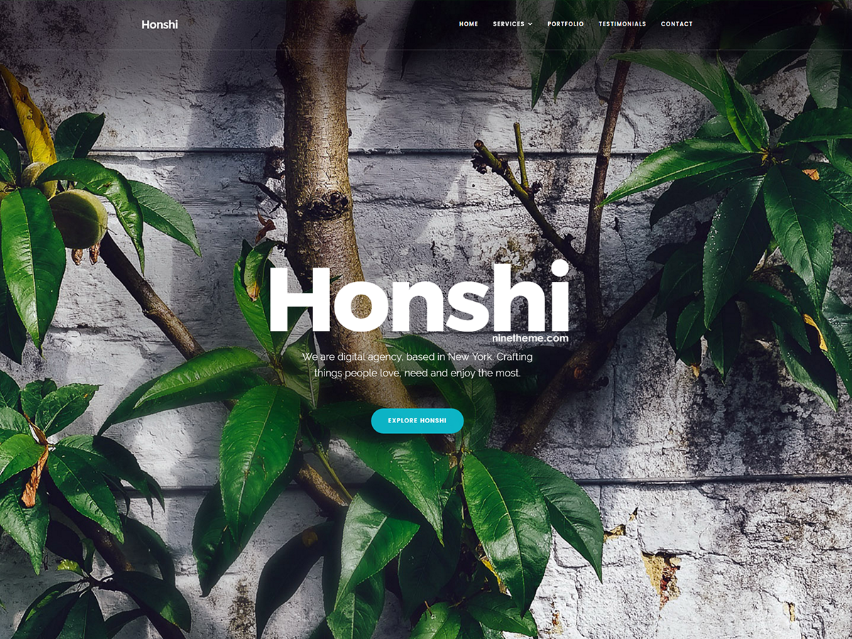 Honshi - WordPress簡單組合主題