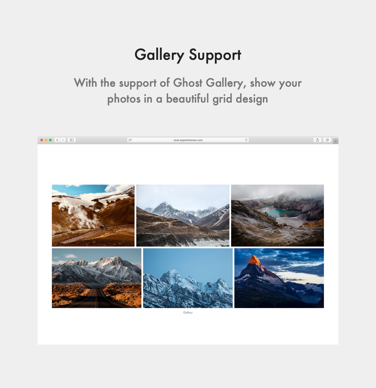 Sinai - 最小博客和雜志Ghost 3.0主題