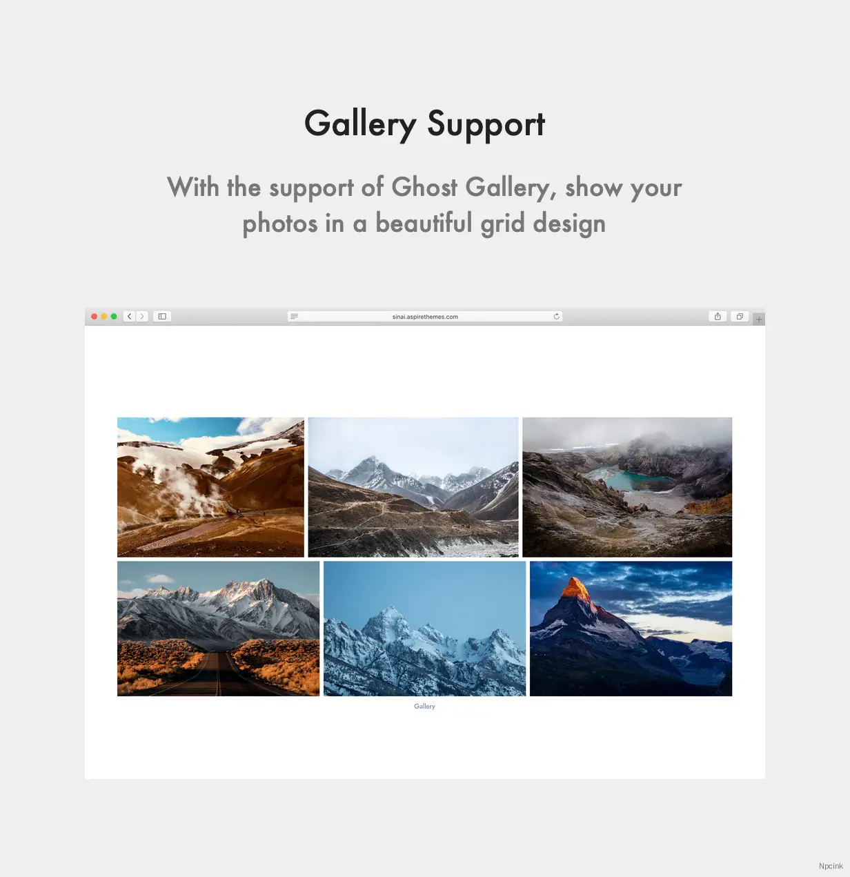 Sinai - 最小博客和杂志Ghost 3.0主题