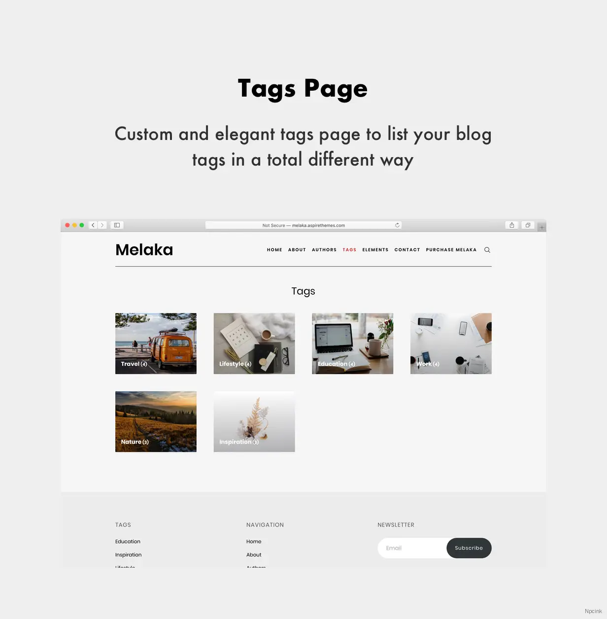 Melaka - 博客和雜志Ghost 3.0主題