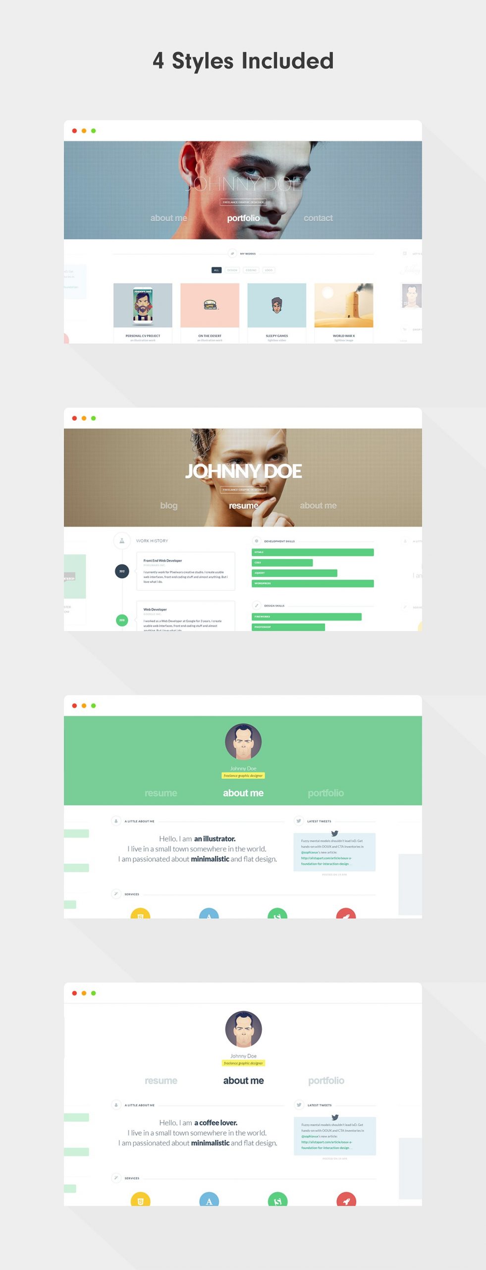 cvCard WP - 自適應WordPress簡歷主題