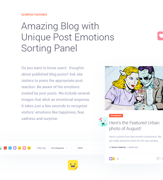 Olympus - BuddyPress強大的社交網絡WordPress主題