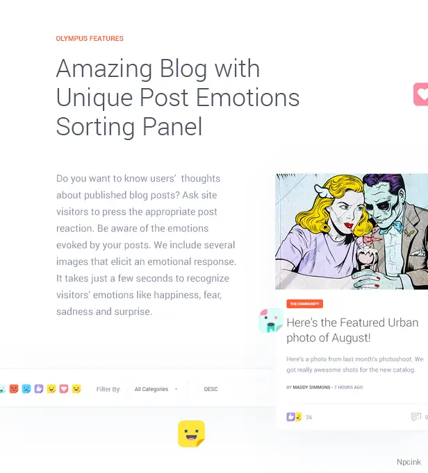 Olympus - BuddyPress強(qiáng)大的社交網(wǎng)絡(luò)WordPress主題