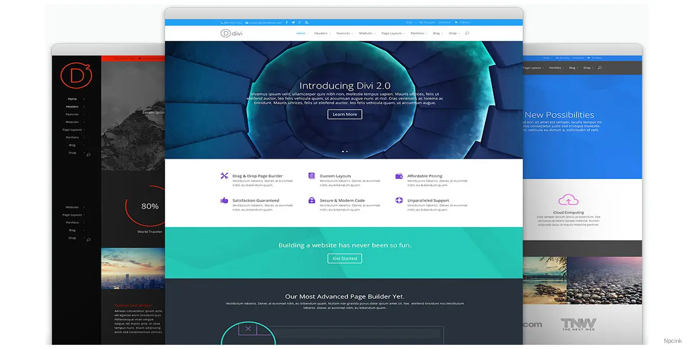 Divi - 直观地构建精美的网站Wordpress主题