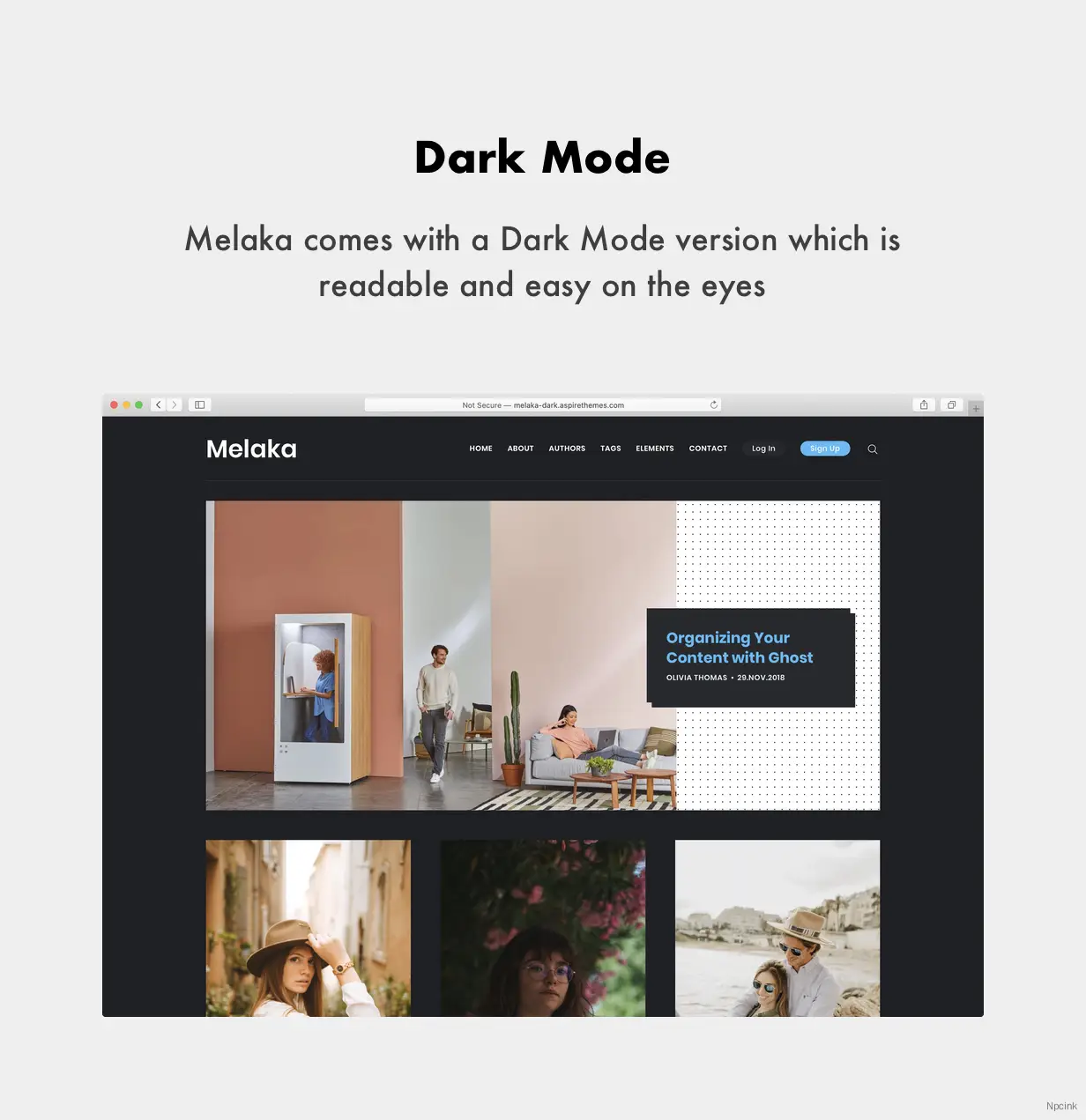 Melaka - 博客和雜志Ghost 3.0主題