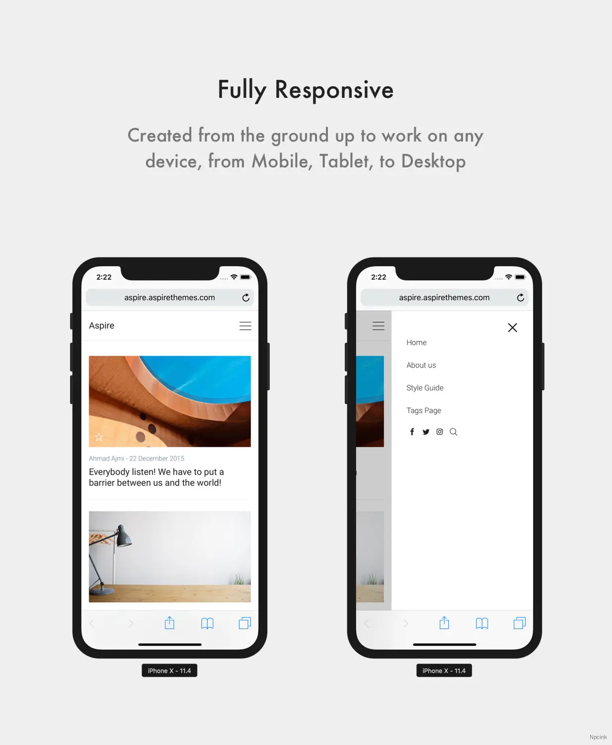 Aspire - 干凈的新聞雜志類Ghost 主題