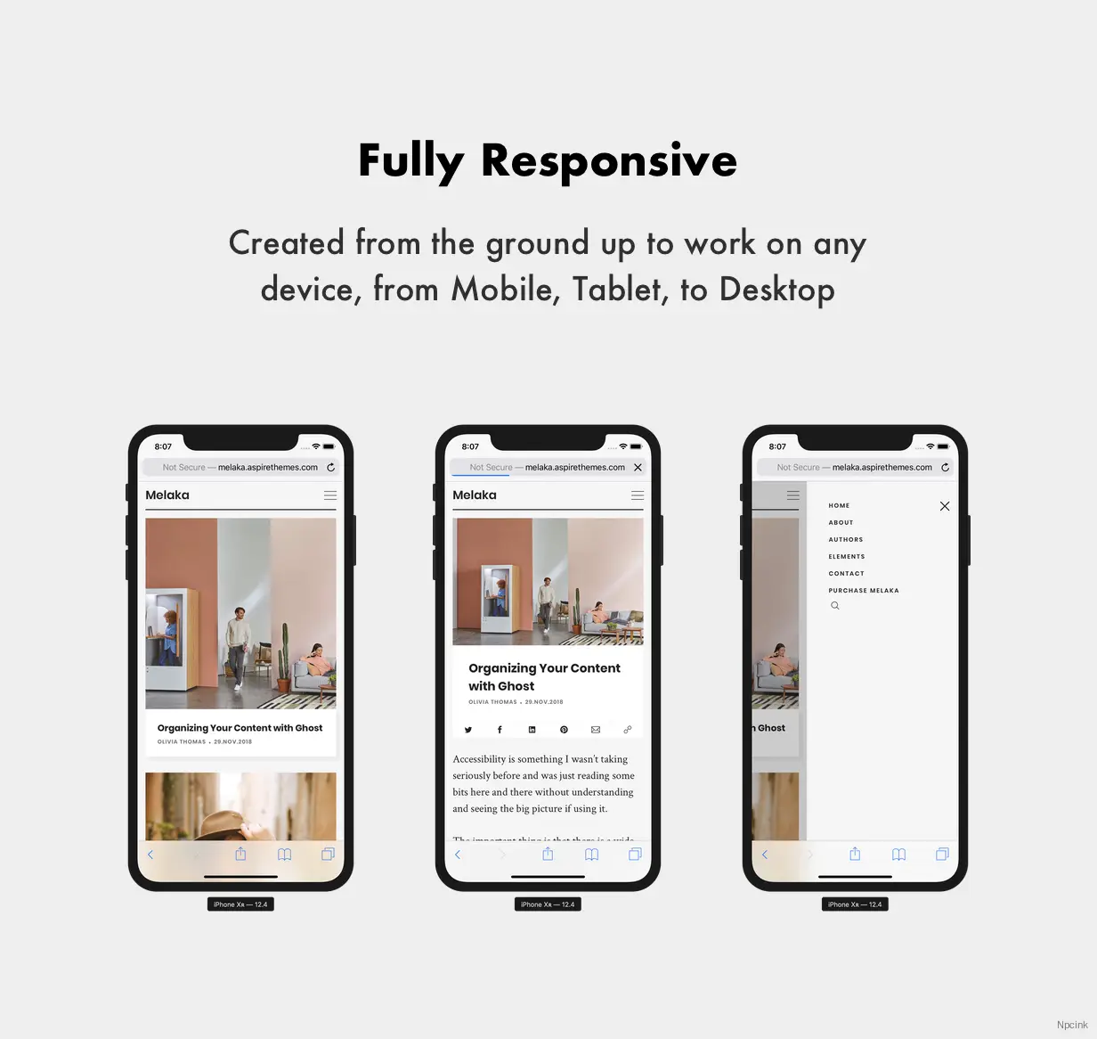 Melaka - 博客和雜志Ghost 3.0主題