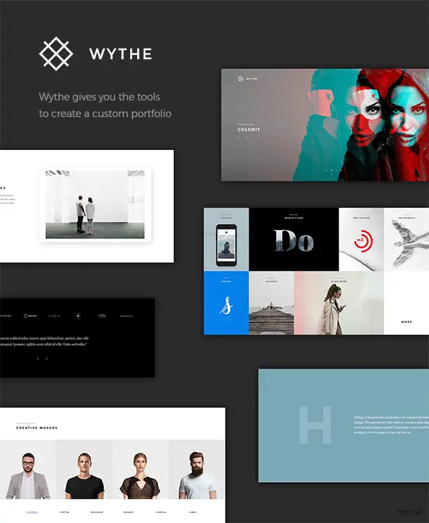 Wythe - 創意組合WordPress主題