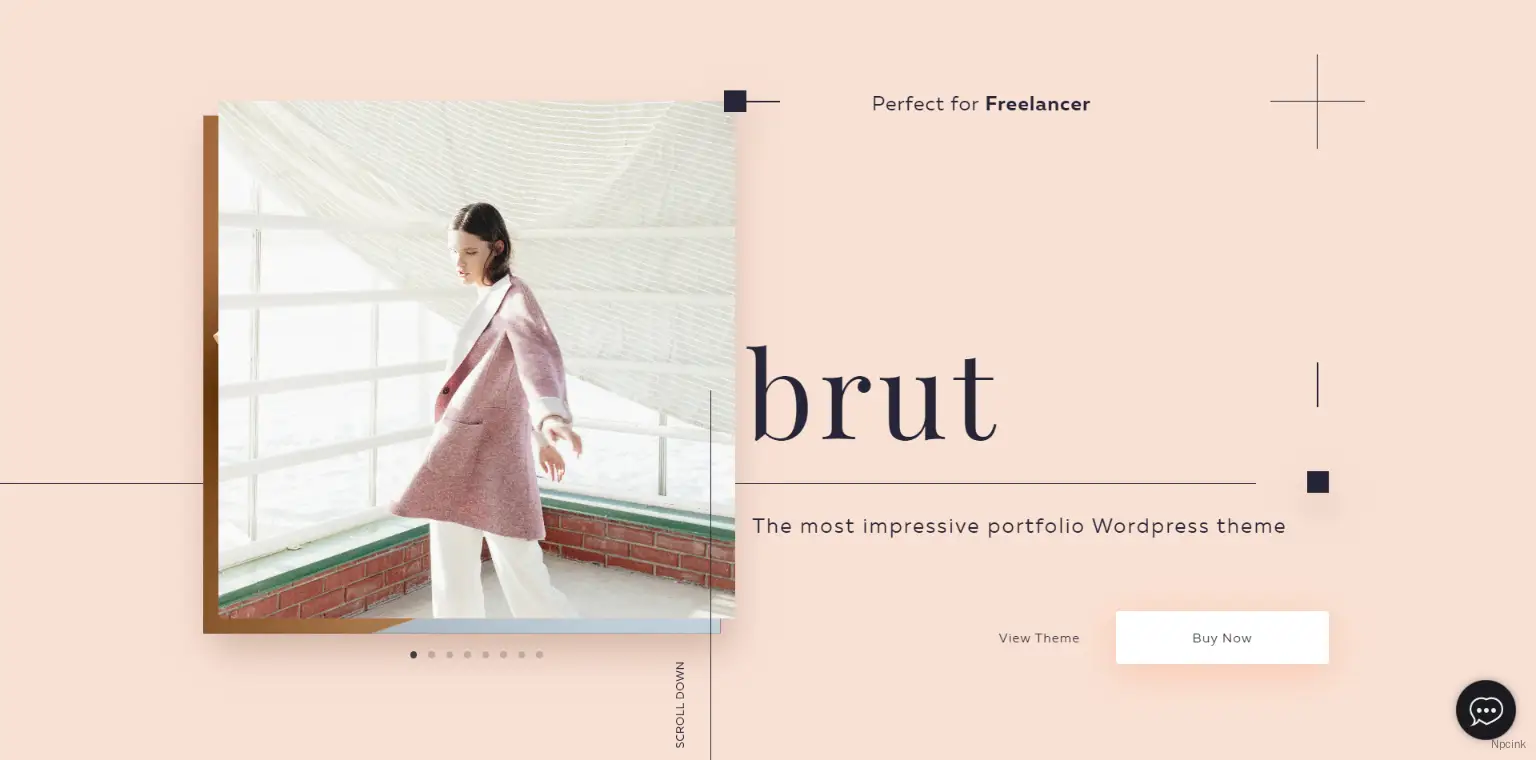 Brut - 最令人印象深刻的WordPress主题组合