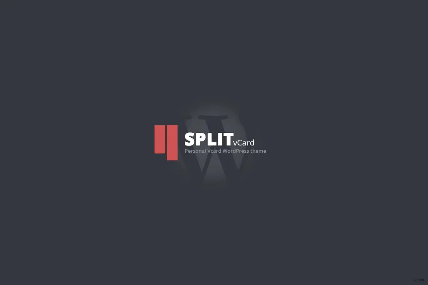 Split - WordPress CV / Vcard模板下载
