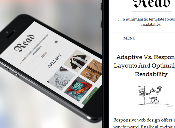 Read WP - 極簡主義WordPress博客主題