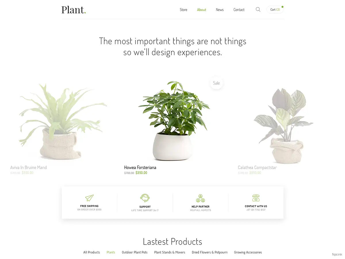 Plant - 园艺与室内植物WordPress主题