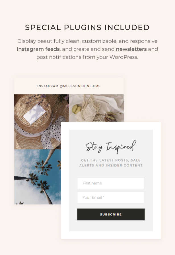 Miss Sunshine - 美少女的生活方式wordpress主題