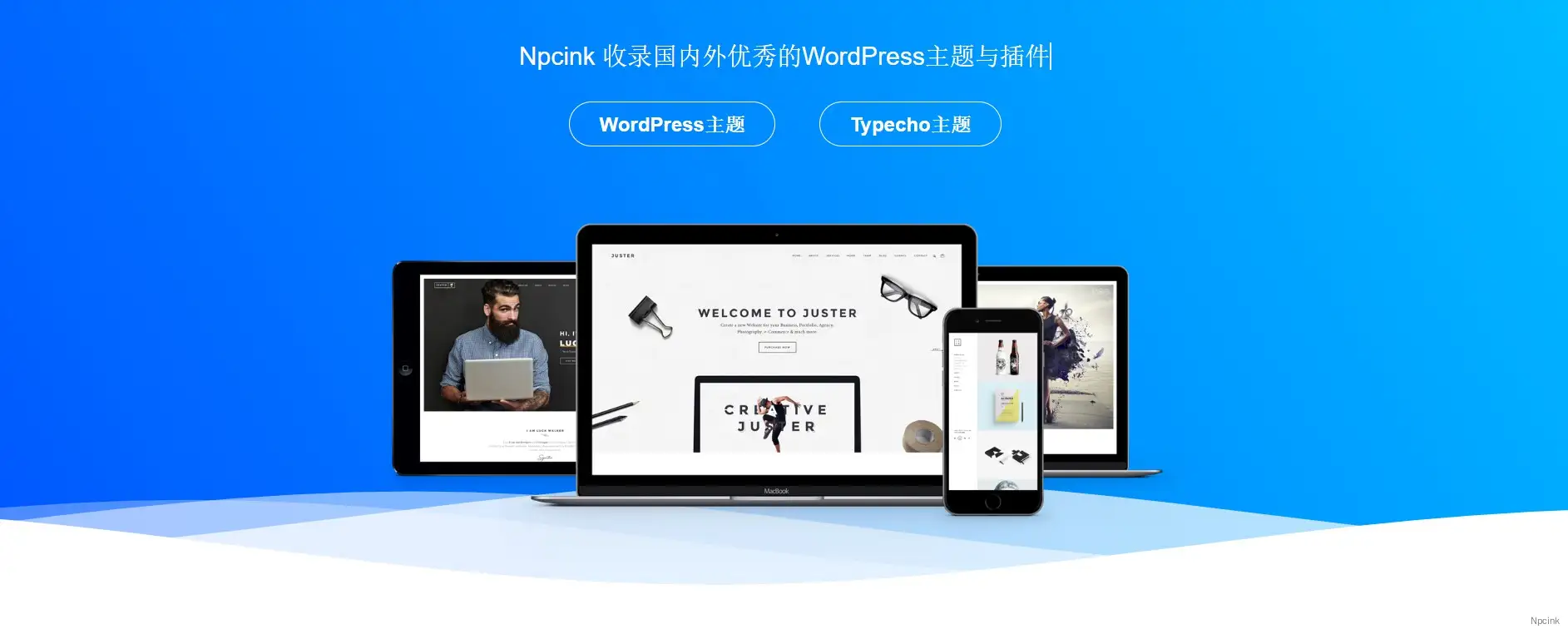 精彩炫酷的波动背景卡片 - WordPress区块