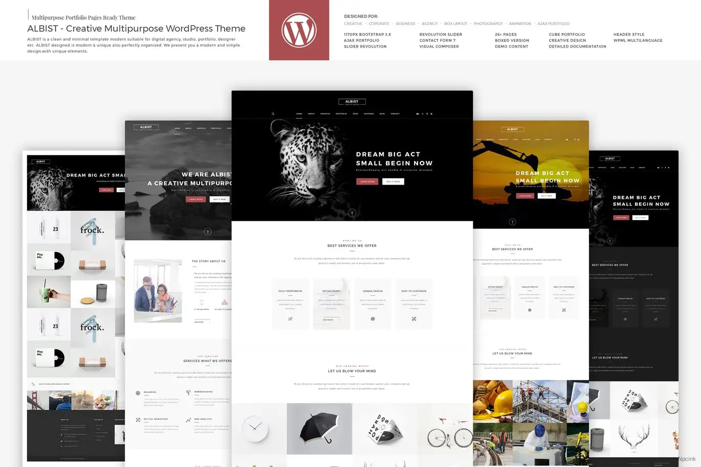 Albist - 創意多用途WordPress主題